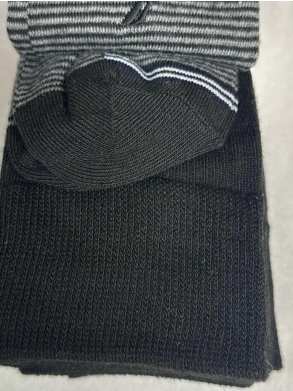 New Nautica Socks Men’s 5 Pair Black Crew Sock Business Casual Dress Active